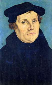Portrait of Martin Luther  von the Elder Lucas Cranach