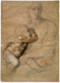 Madonna and child by Michelangelo Buonarroti