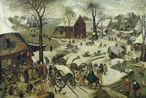 The Census at Bethlehem  by Pieter the Elder Bruegel