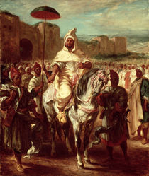 Abd Ar-Rahman  by Ferdinand Victor Eugene Delacroix