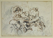 Study for the Death of Sardanapalus von Ferdinand Victor Eugene Delacroix