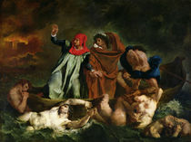 Dante  von Ferdinand Victor Eugene Delacroix