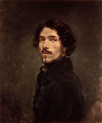 Self portrait von Ferdinand Victor Eugene Delacroix