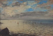 Sea Viewed from the Heights of Dieppe  von Ferdinand Victor Eugene Delacroix