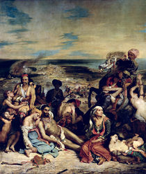 Scenes from the Massacre of Chios by Ferdinand Victor Eugene Delacroix