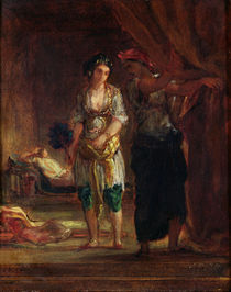 Interior of a Harem in Oran by Ferdinand Victor Eugene Delacroix