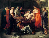 Study for The Death of Marcus Aurelius  by Ferdinand Victor Eugene Delacroix