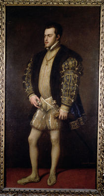 Portrait of Philip II  by Titian