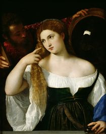 Portrait of a Woman at her Toilet von Titian