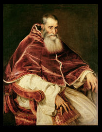 Portrait of Alessandro Farnese  by Titian