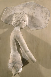 Relief depicting a woman in profile by Roman