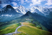 'Eiger, Monch, Jungfrau in Switzerland' by Tom Dempsey