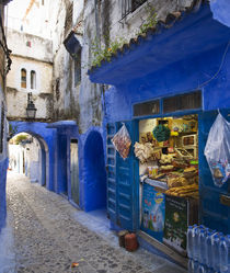 'Local Food Store in the Chefchaouen Medina.' by Tom Hanslien