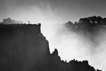 Silhouette at Victoria Falls by Russell Bevan Photography