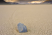 Sliding Rock on the Racetrack Playa 2 by Ed Book