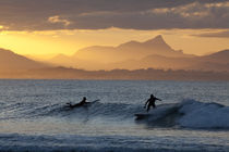 Sunset Surfers by Mike Greenslade
