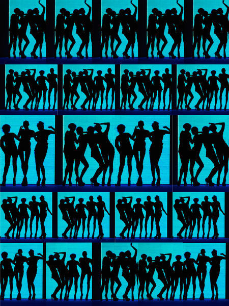 Artflakes-silhouette-in-blue-poster