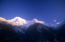 Annapurna Sunset by Mike Greenslade