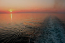 Mediterranean Cuise Sunset von Ian C Whitworth