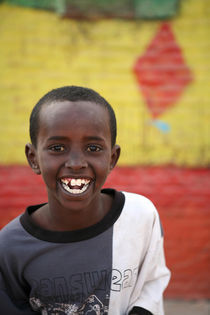 Laughing boy, Somaliland by Mike Greenslade