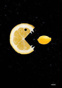 Lemon eats lemon by Boriana Giormova