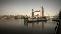 London. Tower Bridge and River Thames. by Alan Copson