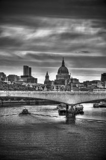 London. The City of London. Skyline and River Thames. by Alan Copson