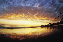 Butterfly Beach, California at Sunset by Melissa Salter