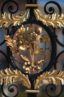 London. Kensington Palace. Ornate Gate. by Alan Copson