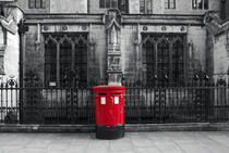 London, Dean's Yard. Post Box. by Alan Copson
