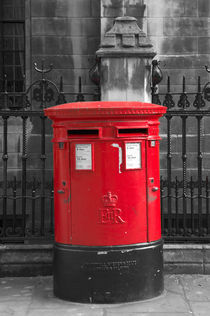 London, Dean's Yard. Post Box. by Alan Copson