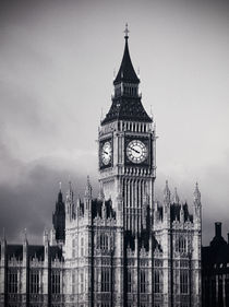 London. Houses of Parliament. Big Ben. by Alan Copson