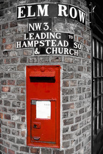 London. Hampstead. Post box. by Alan Copson