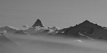 Swiss mountains-Matterhorn - black&white von Andreas Müller