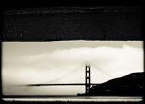 Golden Gate Bridge from Ferry by Tracey  Tomtene