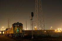 Parked Train - Los Angeles by Ernesto Arias