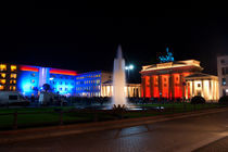 Festival of Lights at the Brandenburger Tor/Berlin von Benjamin Hiller