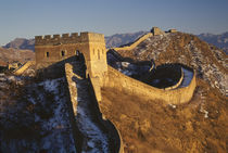 Landscape of Great Wall under sunset, China von Danita Delimont