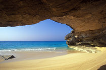 Cave at French Bay, San Salvador Island, Bahamas. von Danita Delimont