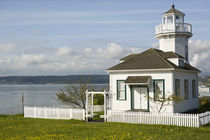 Small lighthouse in Port Townsend, WA by Danita Delimont