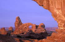 NA, USA, Utah, Arches National Park. Turret Arch by Danita Delimont