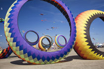 WA, Long Beach, International Kite Festival, Circoflex kites by Danita Delimont