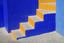 North America, Mexico, Guanajuato.  Very colorful stairs. by Danita Delimont