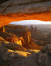 USA, Utah, Canyonlands NP, Mesa Arch on a winter sunrise by Danita Delimont