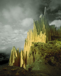 'South America, Bolivia. View of the badlands above La Paz at 13' von Danita Delimont