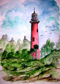 jupiter lighthouse by Derek McCrea