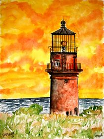 gayhead lighthouse by Derek McCrea
