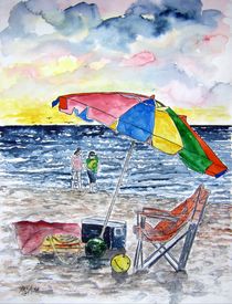 clearwater beach painting von Derek McCrea