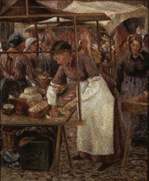 C.Pissarro, Die Fleischerin von klassik art
