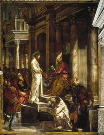 Tintoretto, Christus vor Pilatus by klassik-art
